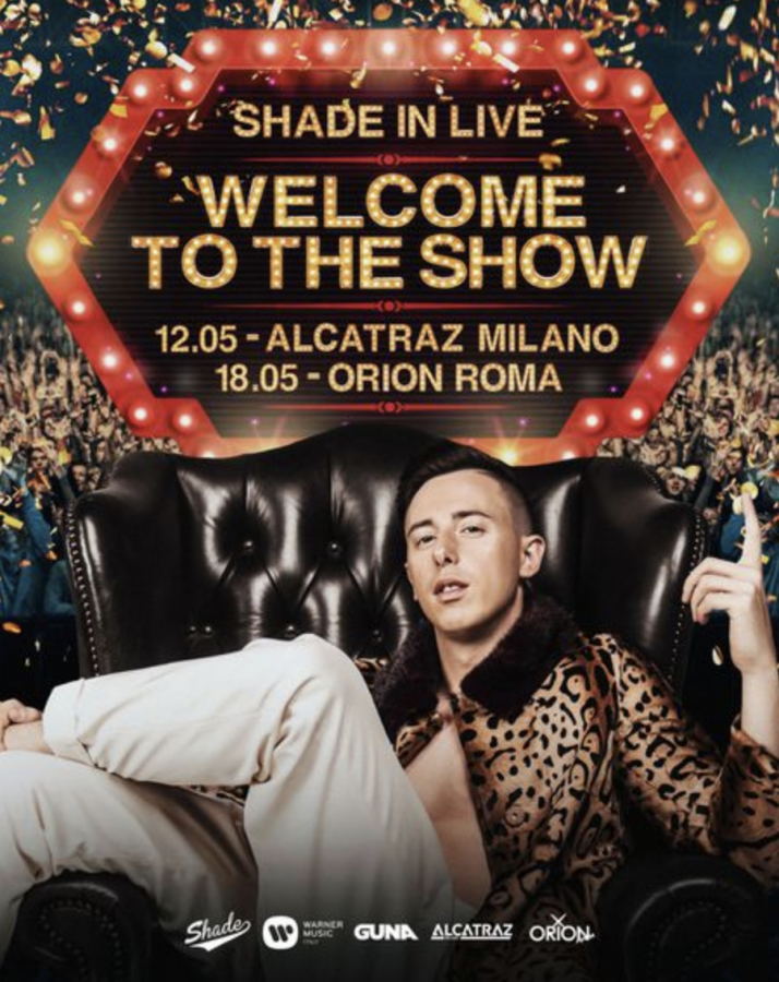 Shade Italian Rapper Shade live in due concerti imperdibili a maggio: ROMA e MILANO